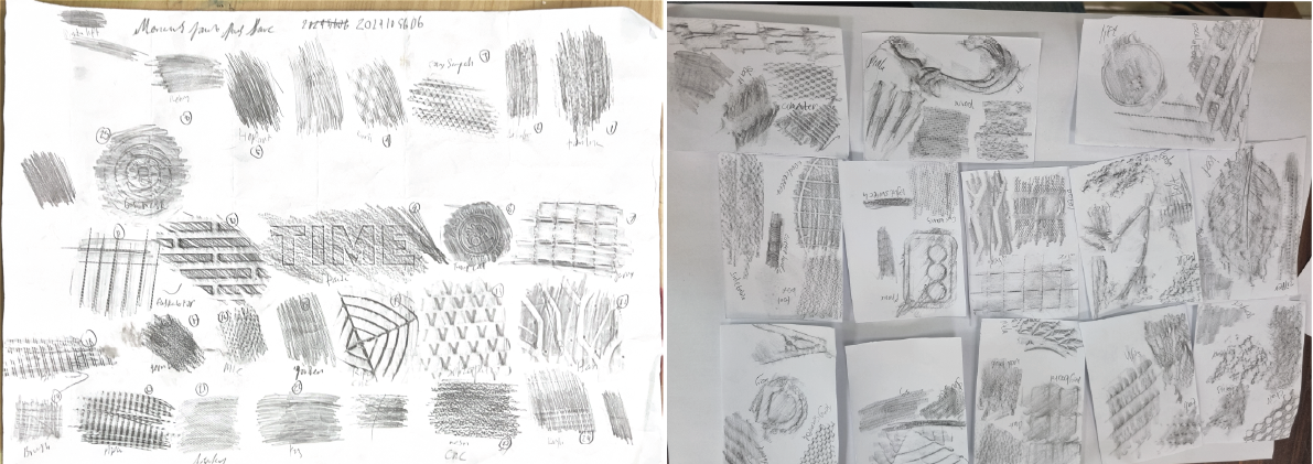 Figure 9. Samples of tactile texture mapping results. Credit: Image courtesy of the student.